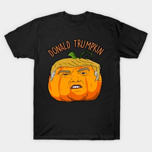 Donald Trumpkin Halloween Spooktober Pumpkin Meme T-Shirt